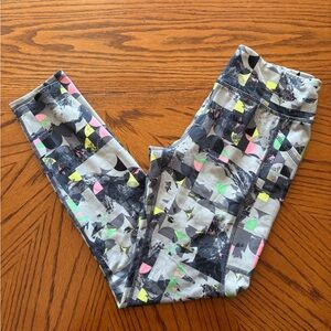 Colorful Geometric Patterned Leggings